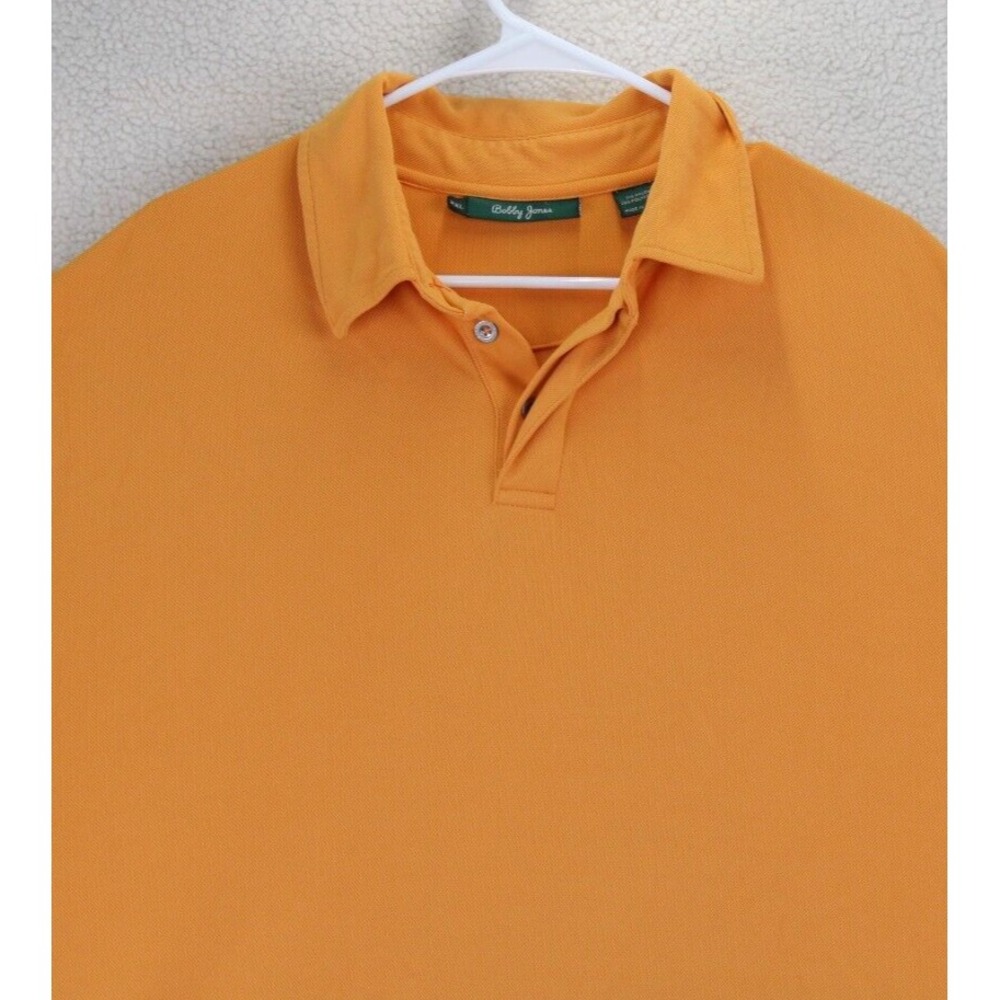Bobby Jones Short Sleeve Golf Polo Shirt Mens XXL Orange Golfcore Performance - Picture 5 of 16
